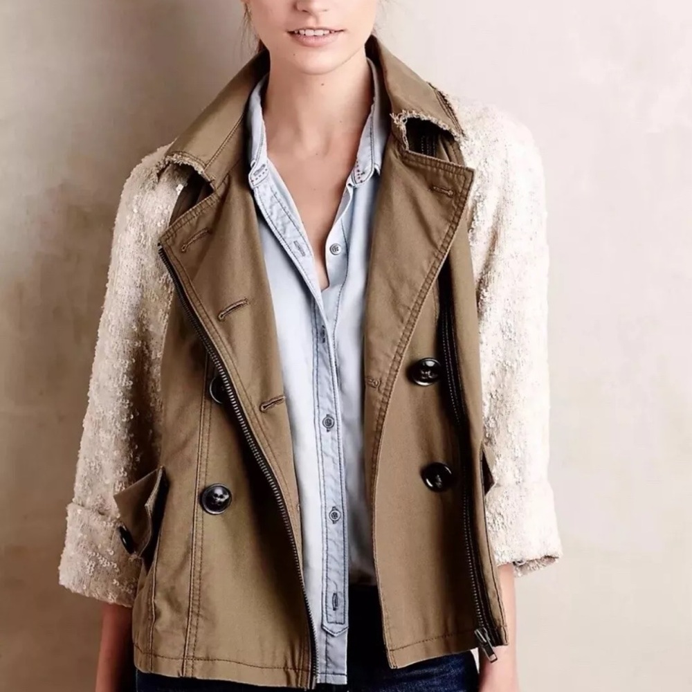 ANTHROPOLOGIE HEI HEI SEQUINED OVERSIZED JACKET - Picture 2 of 4